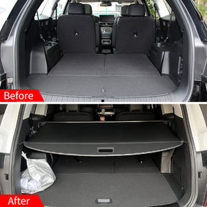 Cubierta de carga retráctil para maletero para Hyundai <span class=keywords><strong>Santa</strong></span> <span class=keywords><strong>Fe</strong></span> <span class=keywords><strong>2023</strong></span> 2024, accesorios interiores para coche, portátil - Product Image 2