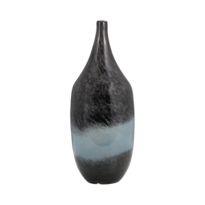 Vaso in Vetro Alto Scultoreo con Effetto Ombré, Vaso Decorativo Moderno per Fiori, per Soggiorno e Arredamento Casa - Product Image 1