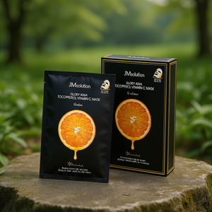 Juego de 10 Mascarillas Faciales JMsolution Glory Aqua Tocopherol con Vitamina C, Cuidado Diario de la Piel, Para Todo Tipo de Piel - Product Image 3