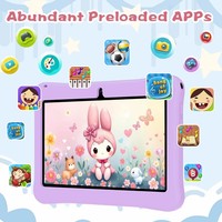 XTAURI 	 Nueva Tablet Infantil DP5 de 7 Pulgadas con Android para YouTube, 6GB, WiFi 2.4G, 1.3GHz, 0.6kg, Pantalla IPS HD con Protección Ocular