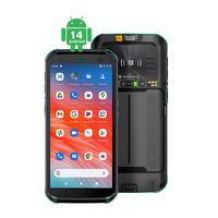 Tablet PC Android Tangguh Portabel Layar 4-inci Memori 4GB+64GB Pengumpul Data Barcode Perangkat Mobile Genggam-Tersedia Stok