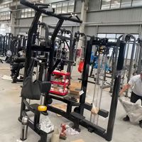 Équipement d'entraînement d'assistance aux tractions pour usage commercial, fonction d'assistance aux flexions-extensions des bras, construction en acier, capacité de charge de 180 kg