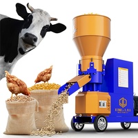 JINGLAI Nouvelle machine à granulés d'aliments pour animaux de 3 tonnes/h, pour volailles, poulets, poissons, 220V/380V, garantie 1 an, dimensions personnalisables
