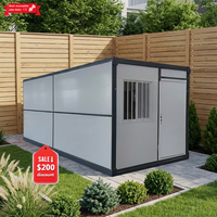 Maison conteneur pliable et portable de 40 pieds sur 20 pieds, nouvelle maison préfabriquée, installation rapide, en kit