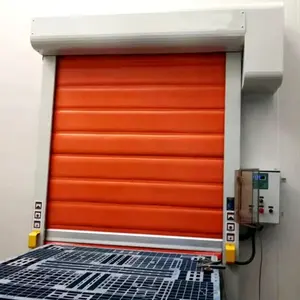 冷蔵室用自動高速PVCシートローリングシャッター高速ドア