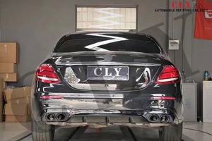Diffusore Originale con Tubo di Scarico per Mercedes <span class=keywords><strong>W213</strong></span> Classe E <span class=keywords><strong>2016</strong></span>+ Aggiornamento E53 AMG Labbro Posteriore con Terminali Diffusore Posteriore - Product Image 4