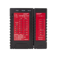 NOYAFA NF-468S Probador de Cables de Red Multifunción con Prueba PoE, Comprobador de Continuidad de Cables RJ45 RJ11 RJ12