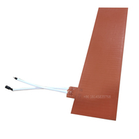 Coussin chauffant électrique flexible personnalisé en usine, en caoutchouc et silicone, pour faire fondre la neige en hiver, épaisseur de 1,5