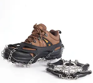 防滑 19 齿不锈钢尖钉雪抓住鞋冰爪 Crampons