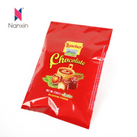 Emballage individuel imprimé personnalisé paquet de biscuits au chocolat pochette plate sacs à zip-lock en mylar de qualité alimentaire vente en gros