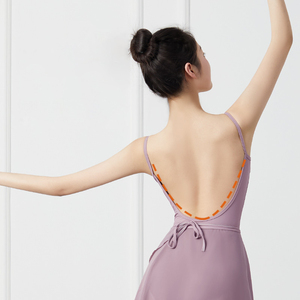 Women <strong>Lyrical</strong> Training Dancewear Costume Tank Bodysuit Cut Out Ballet Leotard Morden Contemporary Dancewear - Product Image 4