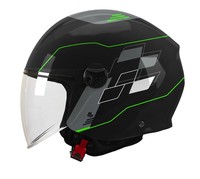 Casque de moto demi-face ABS certifié ECE/DOT, double visière, toutes saisons, OEM personnalisé, Moto Casco