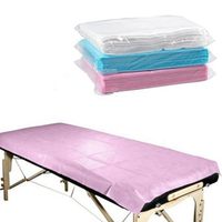 Draps jetables non tissés mous à usage unique pour les serviettes de lit jetables d'hôpitaux