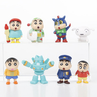 Figurine Manga 5-10cm, HY 24 Styles, Crayon Shin-chan COS Animal Dessert Figura Modèle Jouet PVC Anime Figure Gâteau Topper