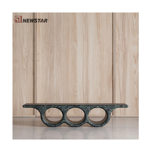 Newstar nouveau Design moderne mode Offre Spéciale décor personnalisé salon parc extérieur/intérieur pierre naturelle <span class=keywords><strong>banc</strong></span> de marbre - Product Image 1