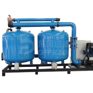 Totalmente automático manganês areia quartzo areia filtro águas residuais processador aço inoxidável filtro tanque - Product Image 3