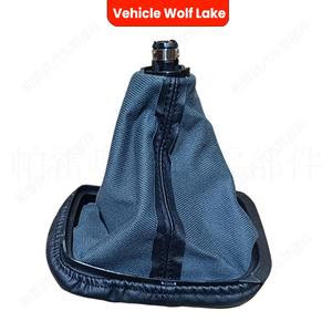 Poignée de levier de vitesse en cuir Vehicle Wolf Lake, 6 vitesses intégrées, pour Volkswagen Golf 4 - Product Image 5