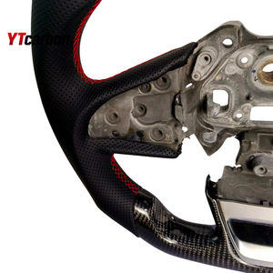 Volant de course personnalisé en fibre de carbone véritable YTcarbon pour <span class=keywords><strong>Megane</strong></span> <span class=keywords><strong>CC</strong></span> <span class=keywords><strong>GT</strong></span> RS MK4 16+ - Accessoires intérieurs de voiture - Product Image 4