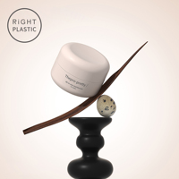 Tarro Redondo de Plástico para Crema, 10-400ml, Envase Cosmético para Crema de Ojos y Loción, Vacío, con Tapa de Rosca de Plástico, para Cuidado de la Piel