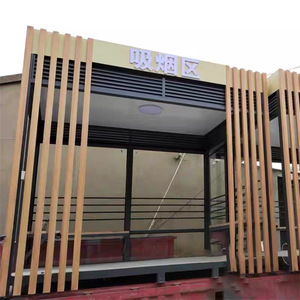 Refugio para Fumadores de PVC, Área de Descanso Portátil para Exteriores, Construcción Basada en las Necesidades - Product Image 1