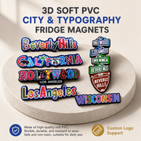 Aimants de réfrigérateur en PVC souple avec logo personnalisé, série alphabet, autocollants de lettres en PVC pour la publicité et les cadeaux promotionnels