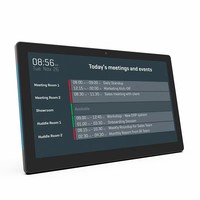 Panneau de réunion mural Android 11 de 13,3 pouces avec barre lumineuse LED et PoE pour entreprises - Vente en gros OEM