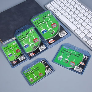 Usine en gros PVC souple porte-carte Portable housse de protection pour cartes de jeu bureau employé <span class=keywords><strong>permis</strong></span> de travail étudiant cartes d'identité - Product Image 6