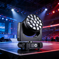 Projecteur LED mobile 19x15W avec effet Big Bee Eye, zoom et prisme pour DJ, discothèque et scène