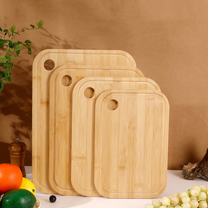 <span class=keywords><strong>Planche</strong></span> à découper en bambou avec rainure, design rectangulaire suspendu, personnalisable en usine, pour légumes, <span class=keywords><strong>viande</strong></span>, fruits, fête - Product Image 2