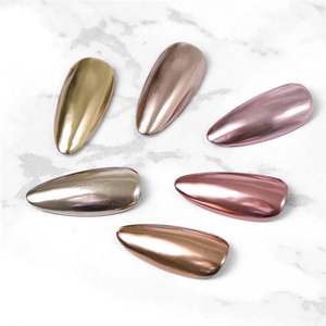 6Pcs Chrome Poudre À Ongles Métallique <span class=keywords><strong>Miroir</strong></span> Paillettes <span class=keywords><strong>Effet</strong></span> Holographique Métallique Chrome Poudre pour Ongles <span class=keywords><strong>Rose</strong></span> Or Chrome Poudre À Ongles - Product Image 6