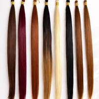 Cheveux à tresser synthétiques lisses et soyeux de 22 pouces, 150g, pré-étirés, pour tresses – Vente chaude