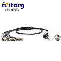 Fibre optique J599 prise circulaire MT MPO D38999 12 noyaux 24 noyaux 48 noyaux 96 noyaux connecteurs RRU BBU CPRI câble