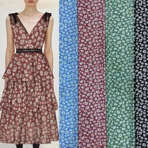 Novedad <span class=keywords><strong>2026</strong></span>: Tela Crepé Elástica en 4 Direcciones, 95% Poliéster, 5% Spandex, con Estampado Floral Colorido, para Ropa y Forro de Hombre/Mujer - Product Image 3