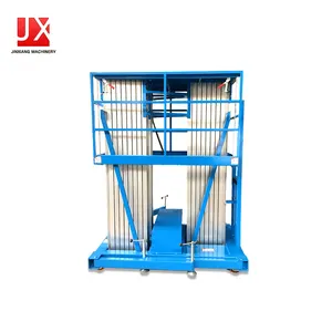 Vertical Hot Sale 6-14m Vertical Double Mast Lift Aluminum Alloy Hoist Elevator 150-300kg Indoor Aerial Work Platform