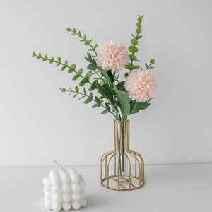 Jarrón de escritorio de hierro nórdico Master Gu, diseño hueco para sala de estar, decoración del hogar, soporte para flores secas 2303E - Product Image 4