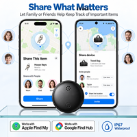 Traceur GPS étanche anti-perte Travel BLE, compatible avec Apple Find My et Google Find My Device, double système, batterie remplaçable
