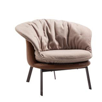 Canapé intégré au design moderne très doux, pour 1 places, ensemble canapé et fauteuil en bois, pour salon
