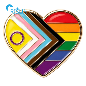 Aimant de réfrigérateur, épinglette, badge, broche, épinglette en émail personnalisable avec drapeau de la fierté LGBT LGBTQ pour la Journée de la fierté - Product Image 6