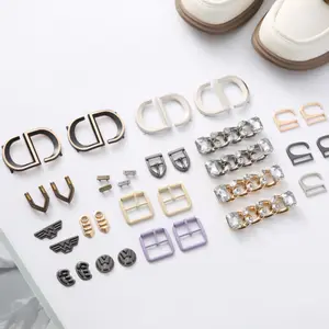 Wholesale Bag Hardware Decoration Bag Needle Clothing Shoelace Accessories Metal Square Buckle