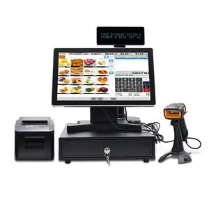 New 15.6 All in One Widescreen POS System Hardware Windows POS Terminal for Grocery Store