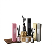 Diffuseur à bâtonnets sans flamme, aromathérapie, petits flacons raffinés, best-seller transfrontalier, quatre couleurs Dopamine, longue durée