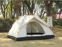 Tente de camping instantanée pour 2-3/3-4 personnes, imperméable, pour l'extérieur, tente de camping automatique personnalisée