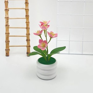 5 Petites Plantes Artificielles de <span class=keywords><strong>Jasmin</strong></span> en <span class=keywords><strong>Pot</strong></span> pour la Décoration de la Maison, de la Cour, du Salon et du Bureau pour Thanksgiving - Product Image 5