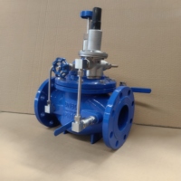 400X-10Q vanne de contrôle de débit vanne hydraulique en fonte vanne de réduction de pression DN50 pour l'eau