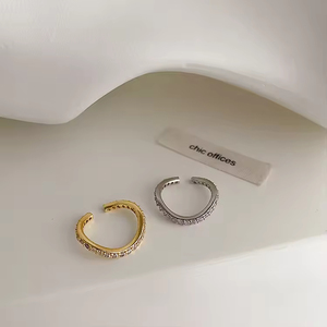 Pendiente de Oreja de Plata de Ley S925 de una Sola Pieza para Mujer, Estilo Punk, Brillante, con Micro Pavé de Circonita Cúbica, Pendientes Finos - Product Image 2