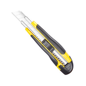 มีดคัตเตอร์อเนกประสงค์ Sy 286 ขนาด 18 มม. ด้ามจับกันลื่น เกรดอุตสาหกรรม สำหรับตัดกระดาษ สีดำ คละสี - Product Image 2