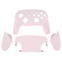 Coque de protection personnalisée rose octogonale avec poignées intégrées pour manette Nintendo Switch Pro, accessoires pour manette de jeu