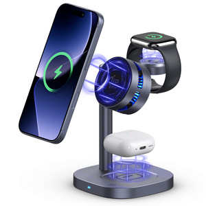 Base de Carga Inalámbrica Magnética de 25W, Estación de Carga 3 en 1 con Refrigeración por Semiconductor TEC para iPhone, iWatch y <span class=keywords><strong>AirPods</strong></span> - Product Image 2