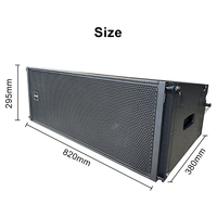 Système de sonorisation professionnel pour scène extérieure, enceintes line array actives et passives, double 12 pouces, 2 voies, 3 voies, prix usine