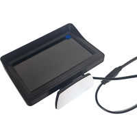 Moniteur TFT 4,3 pouces avec pare-soleil pour système de recul de bus -001